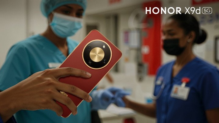هاتف HONOR X9d، الهاتف المقاوم للكسر والمُعزز بالذكاء الاصطناعي والمصمم لمواجهة تحديات الحياة الواقعية